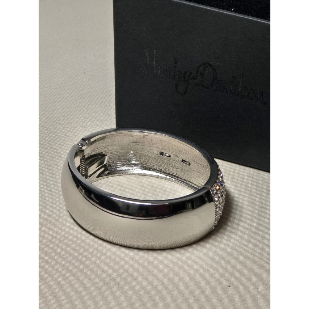 Harley-Davidson Cubic Zarconia Bangle Bracelet 2012 Excellent Condition - Picture 2 of 5